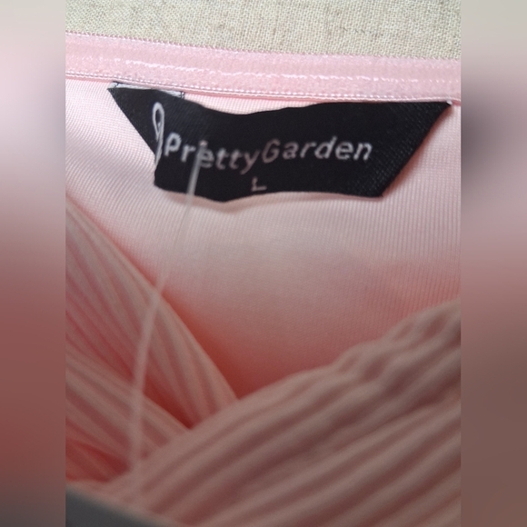 PrettyGarden Large Women's Bodycon Maxi Summer Strapless Tube Twist Knot Front - Picture 6 of 6